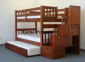 Tempat Tidur Tingkat Tiga Kasur