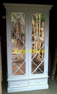 Almari Pakaian Silang Duco