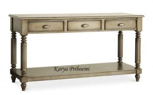 Meja Console Antik Silver