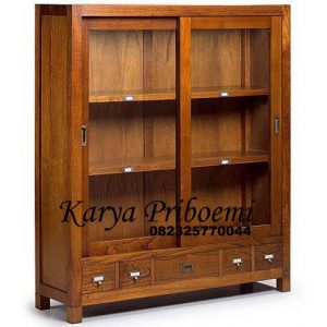 Rak Jati Pintu Sliding