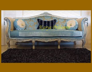 Sofa Mewah Empire Silver