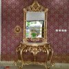 Jual Meja Konsul Klasik Mewah Eolo Emas Antik Furniture Berkualitas Terbaik Harga Murah Asli Jati Jepara Kode KP 486