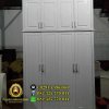Lemari Pakaian Profil Minimalis Duco Putih