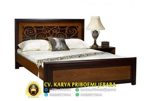 Tempat Tidur Jati Minimalis Vector